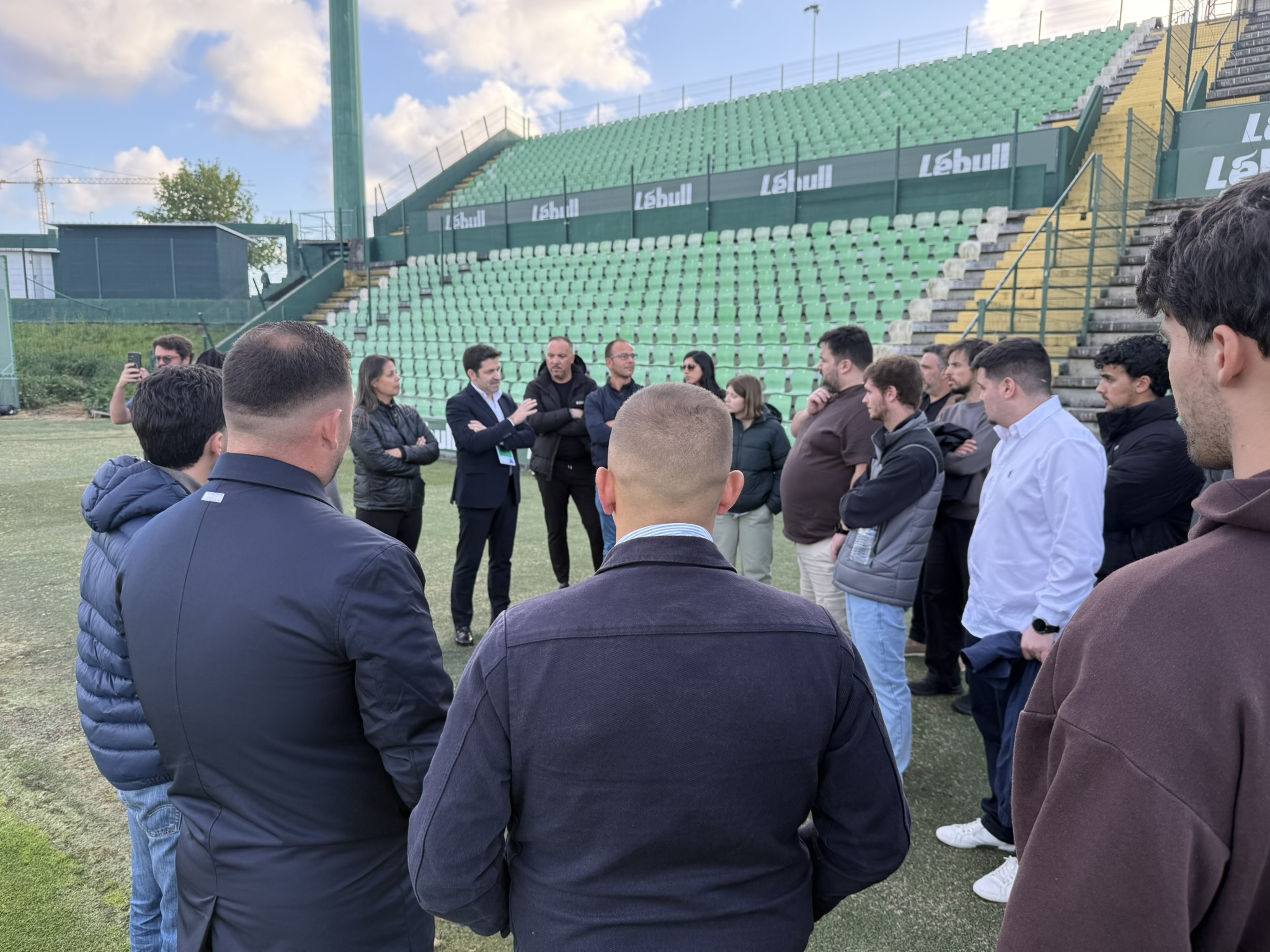 Experiência profissional da QUEST num estádio de futebol